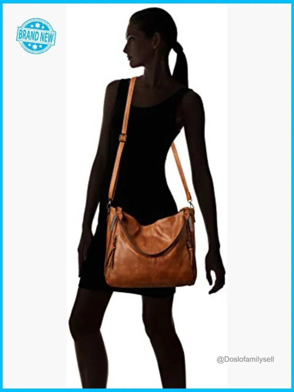 Large Hobo Shoulder Bag Crossbody Tote Purse Casual Everyday Work with Pockets